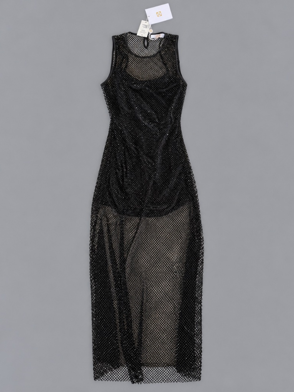 WAYF Embellished Sheer Mesh Maxi Dress – Size XS – NWT